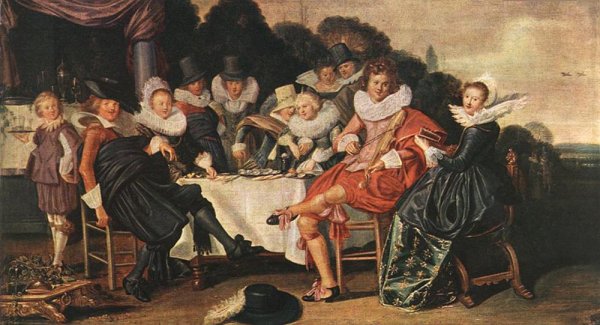 Amusing Party In The Open Air 1621