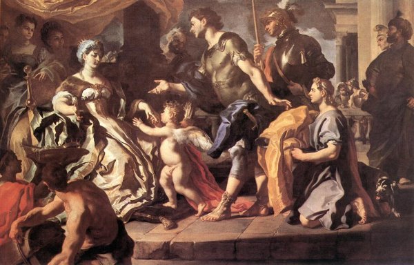 Dido Receiving Aeneas and Cupid Disguised as Ascanius 1720s