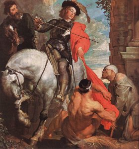 St Martin Dividing his Cloak c. 1618