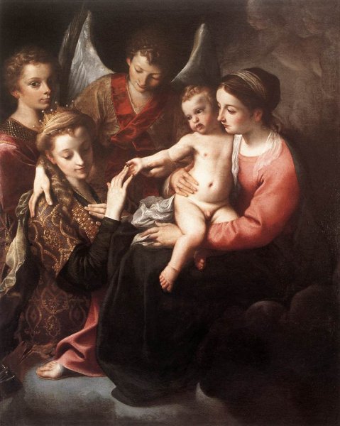 The Mystic Marriage of St Catherine 1585-87