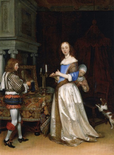 A Lady At Her Toilette