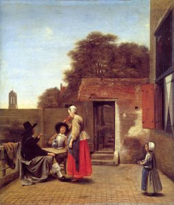 A Man Offering A Glass Of Wine To A Woman