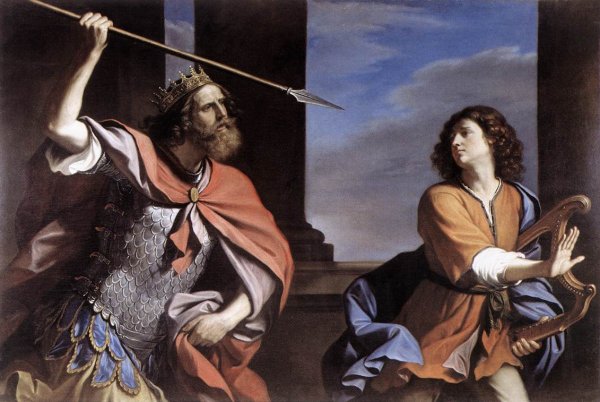 Saul Attacking David  1646