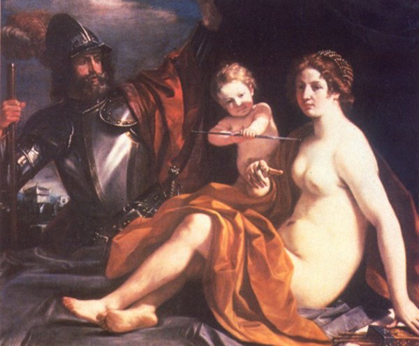 Venus  Mars And Cupid 1633