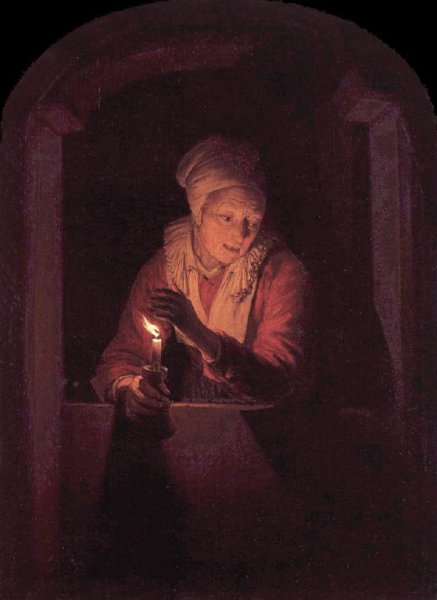 Woman With A Candle