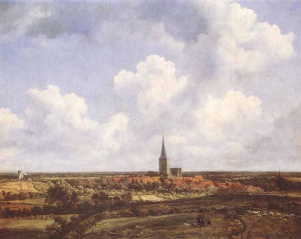 Landscape with Church and Village 1665-70