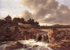 Landscape with Waterfall c. 1670