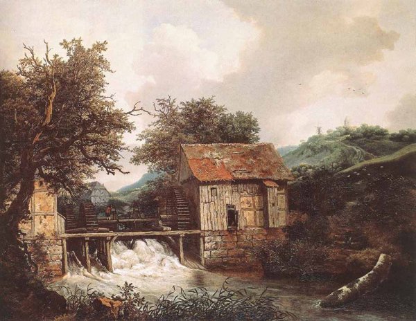 Two Watermills and an Open Sluice near Singraven 1650-52