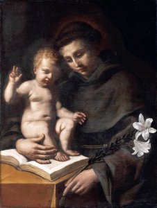 St Anthony of Padua with the Infant Christ 1656