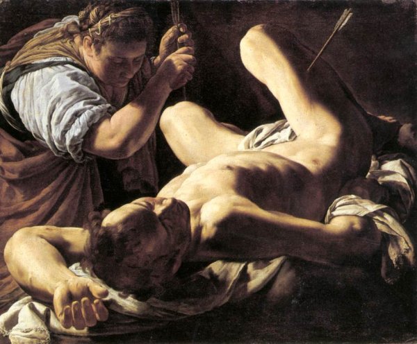 St Sebastian Tended by St Irene c. 1620