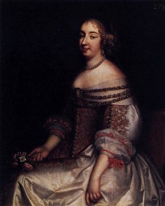 Portrait of Mademoiselle de Montpensier 1655