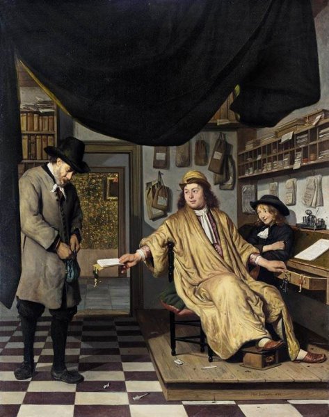 A Notary in His Office 1672