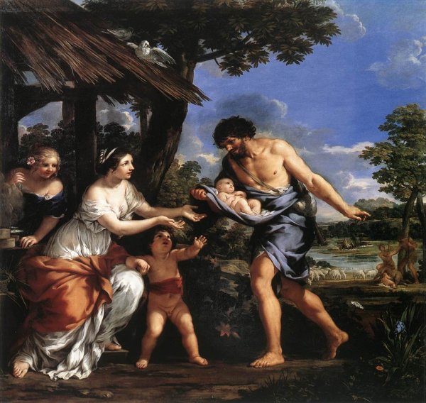 Romulus and Remus Given Shelter by Faustulus c. 1643