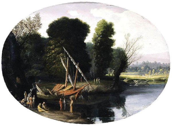 Italianate River Landscape