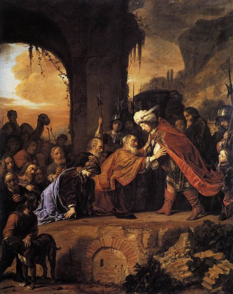 Joseph Receives His Father and Brothers in Egypt 1655