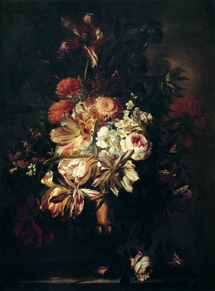 Flowers in a Bronze Vase 1670