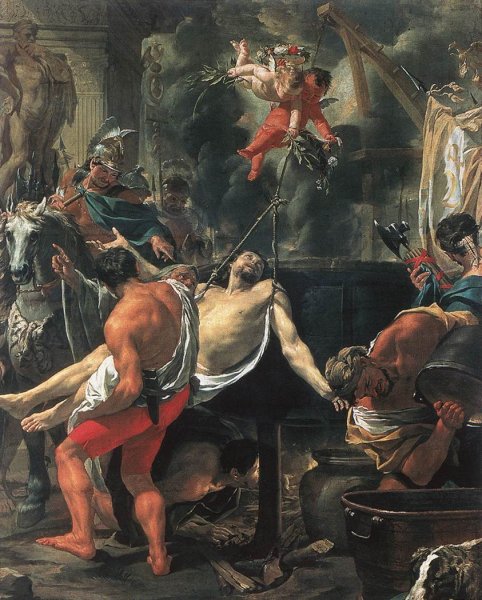 Martyrdom of St John the Evangelist at Porta Latina  1641-42