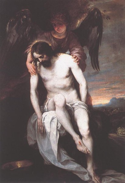 The Dead Christ Supported by an Angel 1646-52