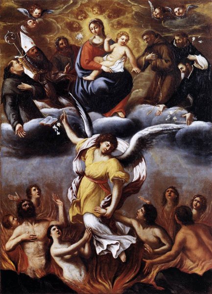 An Angel Frees the Souls of Purgatory c. 1610