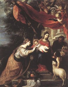 The Mystic Marriage of St Catherine (2) 1660