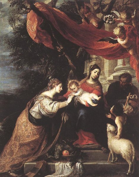 The Mystic Marriage of St Catherine (2) 1660