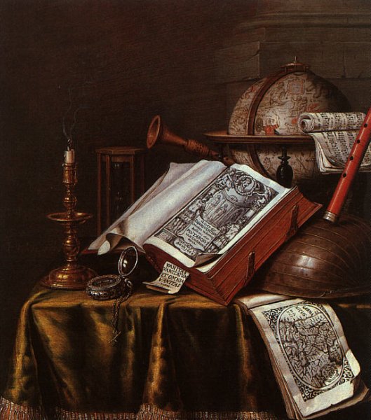 Still Life with Musical Instruments, Plutrach's