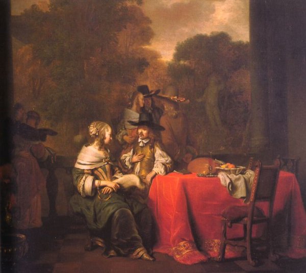 Party on a Terrace, 1652