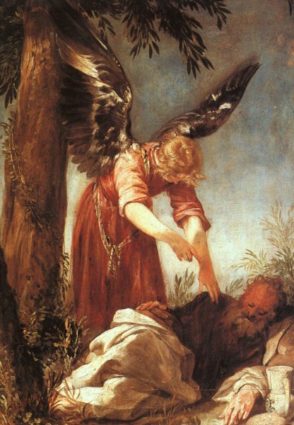 An Angel Awakens the Prophet Elijah 1667