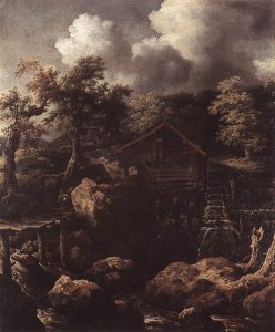 Forest Scene with Water-Mill c. 1650