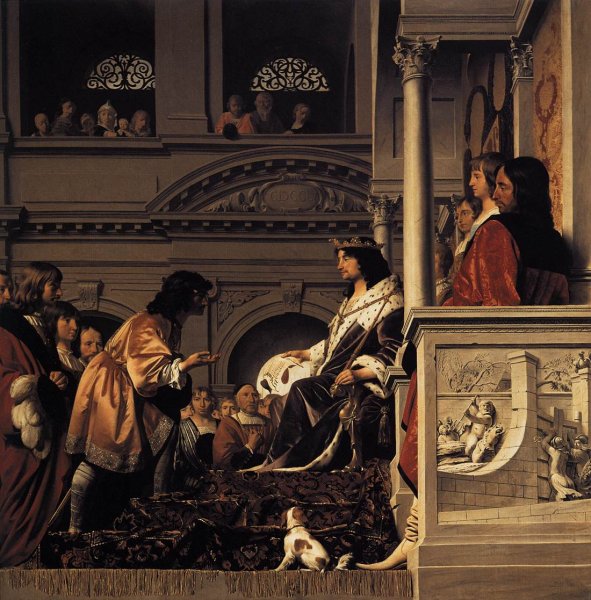 Count Willem II of Holland Granting Privileges 1655