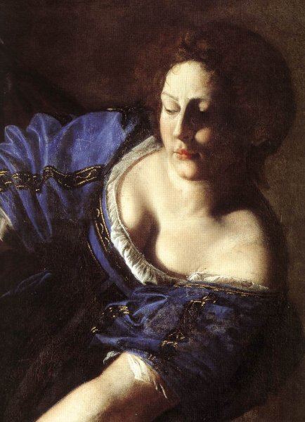 Judith Beheading Holofernes (detail) 1611-12