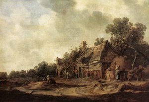 Peasant Huts with a Sweep Well 1633