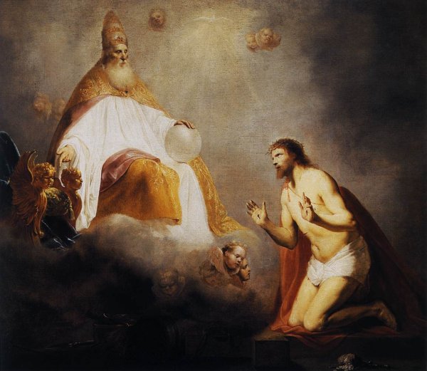 God Inviting Christ to Sit on the Throne at His Right Hand 1645