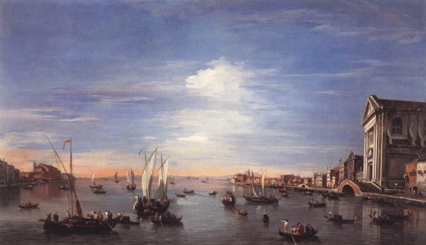 The Giudecca Canal with the Zattere c. 1759