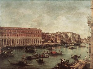 The Grand Canal at the Fish Market (Pescheria) c. 1765