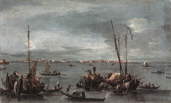 The Lagoon Looking toward Murano from the Fondamenta Nuove 1765-70