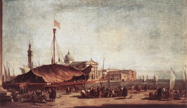 The Piazzetta, Looking toward San Giorgio Maggiore c. 1758