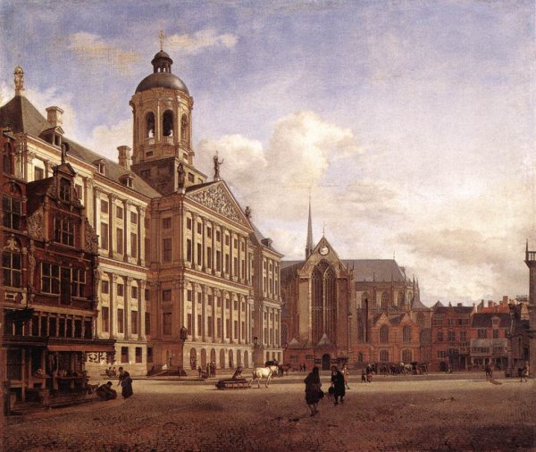 The New Town Hall in Amsterdam, after 1652