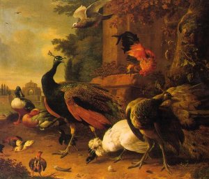 Birds in a Park  1686