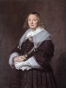 Portrait of a Standing Woman  1643-45