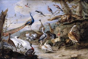 Birds on a Riverbank 1655