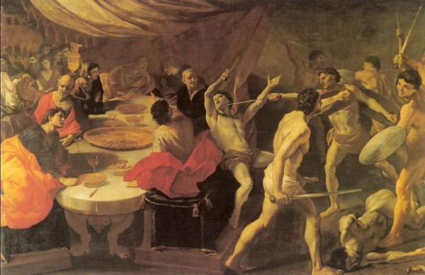 Banquet with a Gladiatorial Contest  1637-38