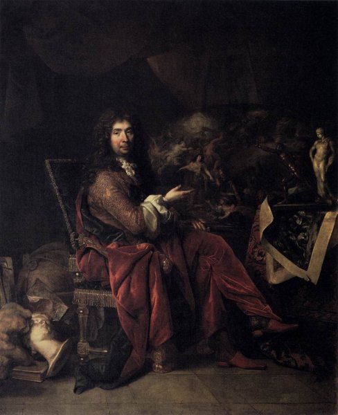 Portrait of Charles Le Brun  1686