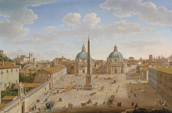 Roma- Piazza del Popolo 1750