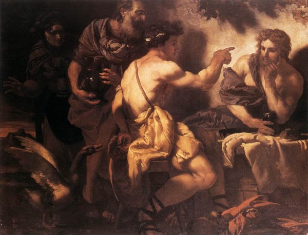 Jupiter and Mercury at Philemon and Baucis  1659