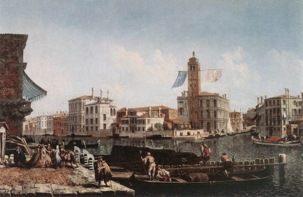 The Grand Canal with the Fishmarket c. 1740