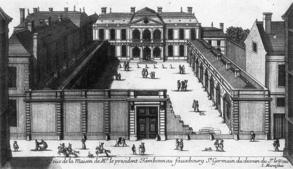 Hotel Tambonneau, Paris 1650s