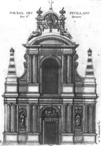 Portal of the Church of the Feuillants Monastery  1660