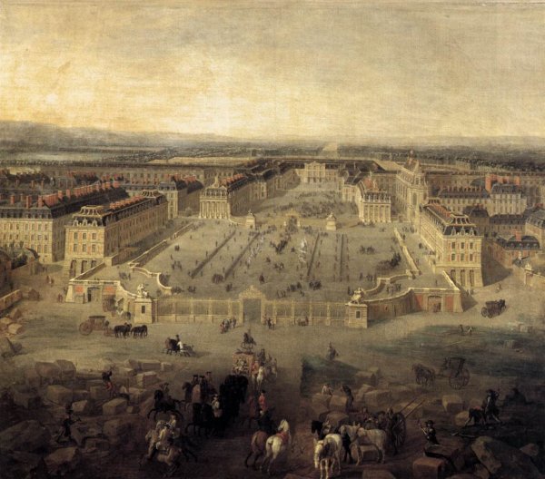 View of Versailles 1722