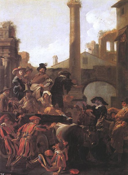 Carnival Time in Rome 1653